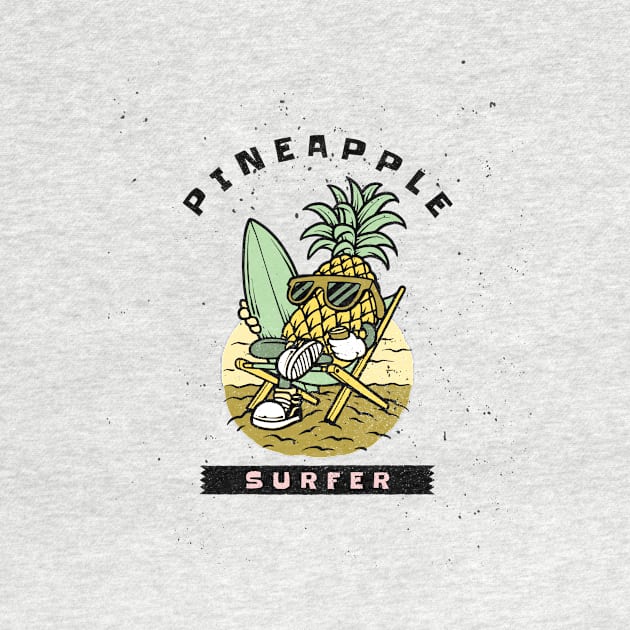 pineapple surfer by Renemo3osow